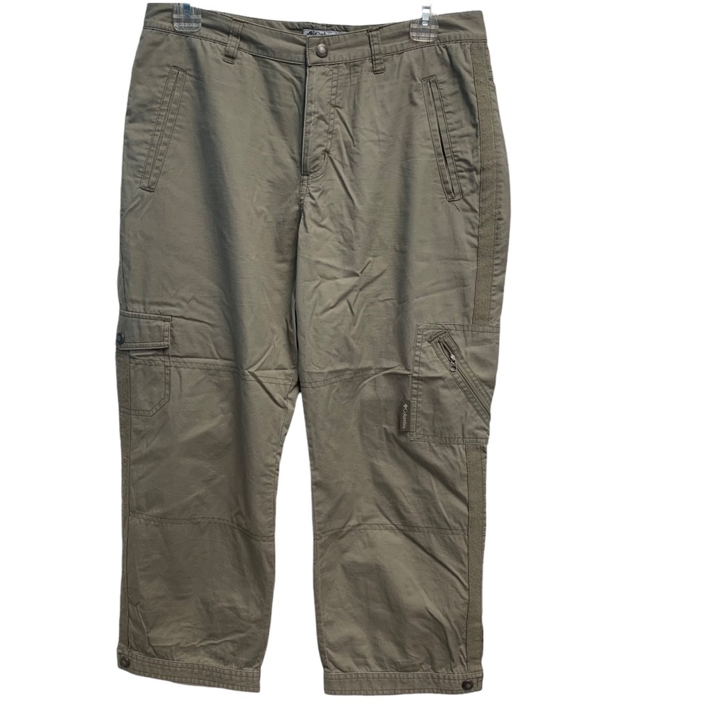 Columbia Stone Green Hiking Pants/ Capris Size 6